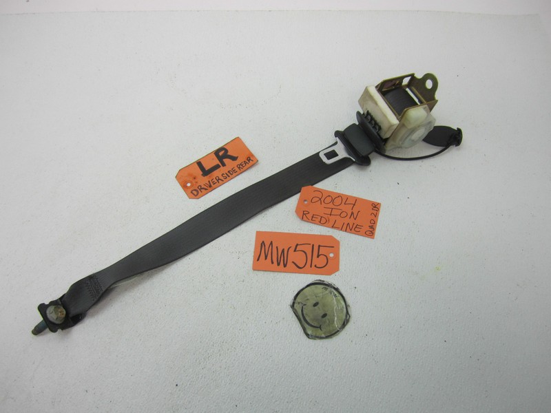 BACK REAR SEAT BELT HARNESS STRAP CAR 03-07 ION QUAD COUPE 2 DOOR RIGHT LEFT