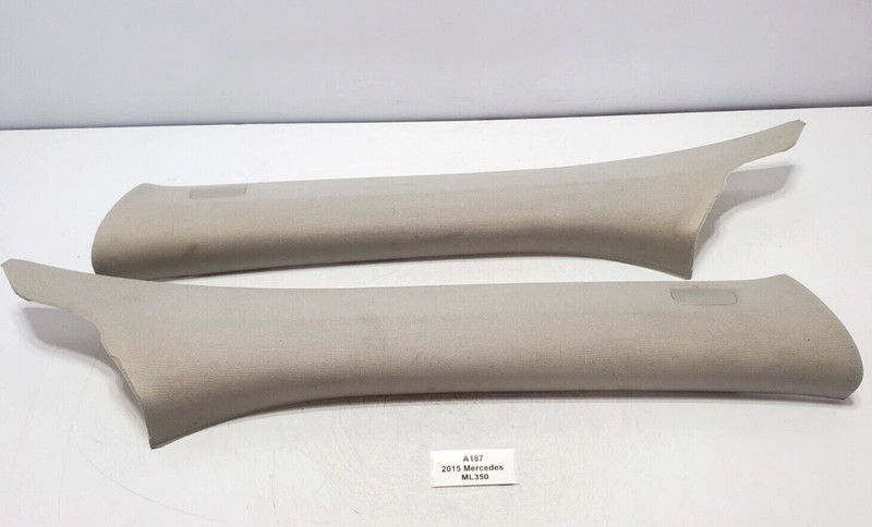✅ 12-19 OEM Mercedes W166 ML350 Front Left Right A Pillar Cover Trim SET NOTE*