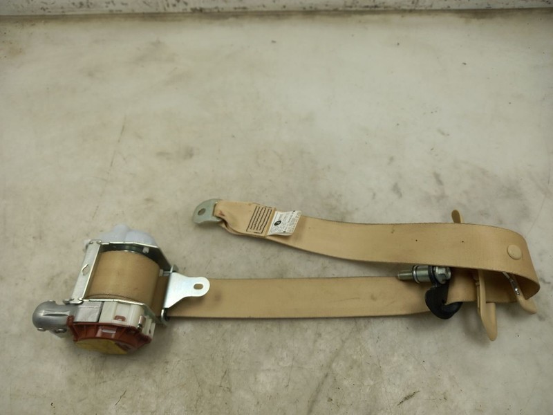 10 LEXUS RX450H REAR DRIVER LEFT SEAT BELT TAN-LB00