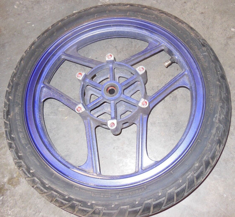 2000 Kawasaki Ninja EX250 EX 250 F EX250F Front Rim Wheel Tire 100/80-16 16" #57