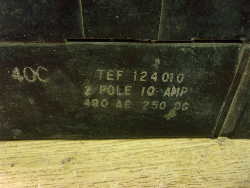 TEF 124010 2P 10A 480AC 250DC Circuit Breaker *FREE SHIPPING*