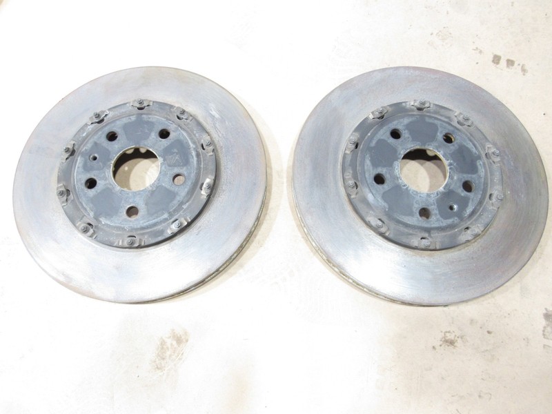 11-12 Fisker Karma 2012 Front Right Left Brake Rotor Disc Set 2 PCS ;@2
