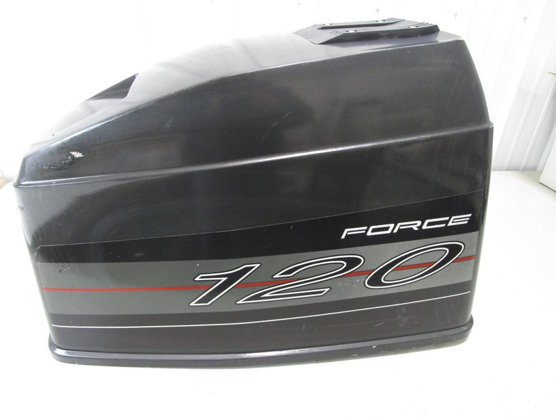 100-819747A3 Force 120 HP Outboard Top Motor Cowl Upper Engine Cowling Cover