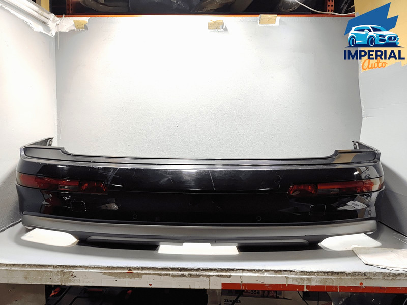 2017-2019 Audi Q7 Rear Bumper Cover Assembly w/Park Sensors & Light OEM