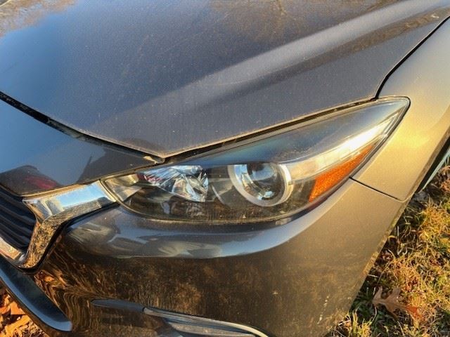 Driver Left Headlight Halogen Fits 17-18 MAZDA 3 1485056