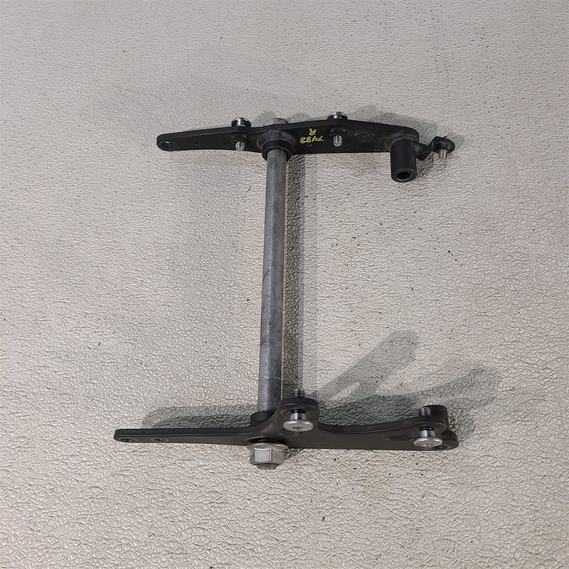 24-25 Kawasaki EX500 H Rear Swingarm Pivot Shaft With Brackets Oem 7488-P