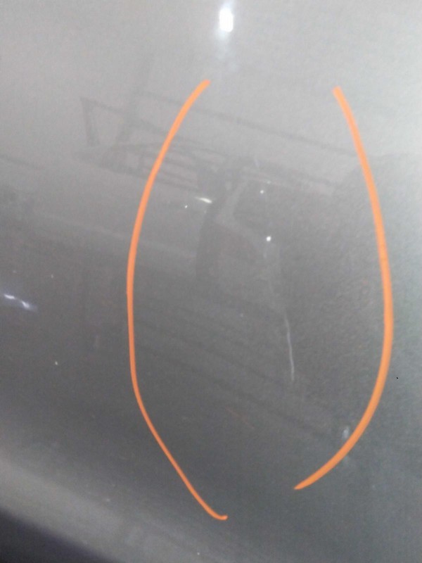2013 Hyundai Elantra Left Rear Door Brown 513699 Dings & Scratches