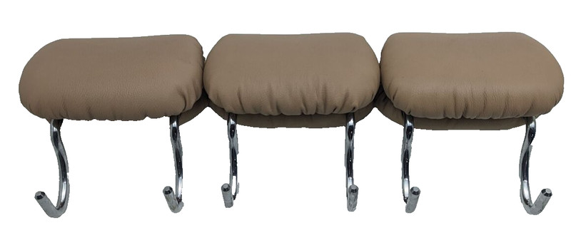 2002 MERCEDES-BENZ S430 W220 REAR CENTER RIGHT & LEFT SIDE HEADREST SET OEM