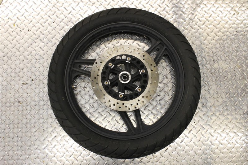 2008 LIFAN TMS 200 FRONT WHEEL TIRE RIM W/BRAKE ROTOR OEM TMS200 08