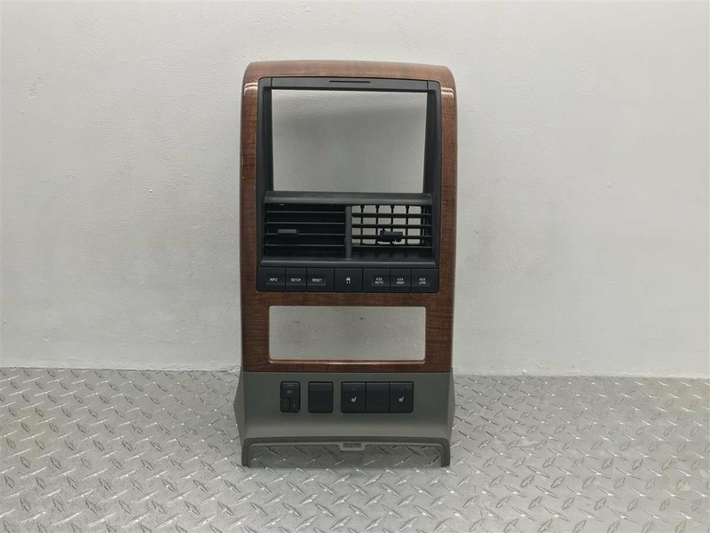 2006-2007 FORD EXPLORER CENTER WOOD GRAIN RADIO BEZEL OEM 6L2Z-7804302-LAA