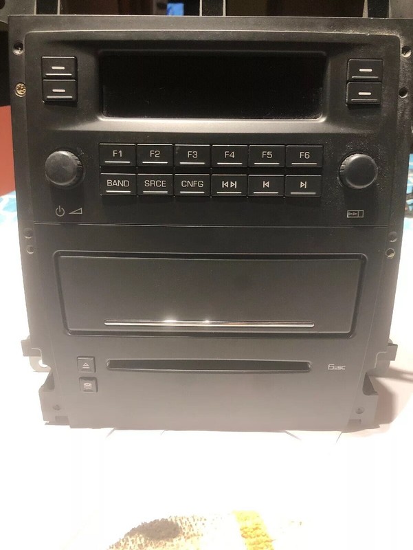 2006 CADILLAC STS 3.6L RWD #12 RADIO/CD PLAYER 15806292 OEM