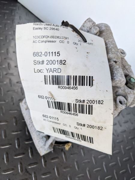 AC Compressor Turbo Fits 14-16 DART 946456
