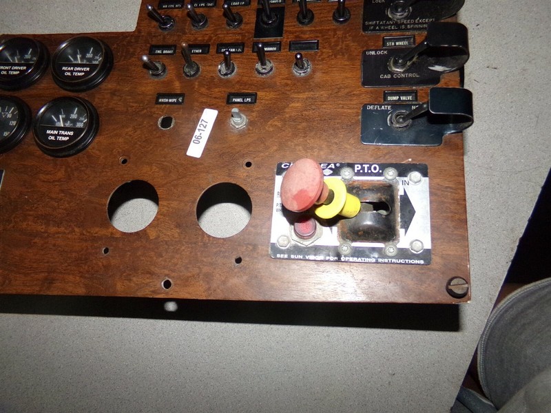 Dash Panel Assembly w/ Chelsea 17-02751B PTO Switch *FREE SHIPPING*