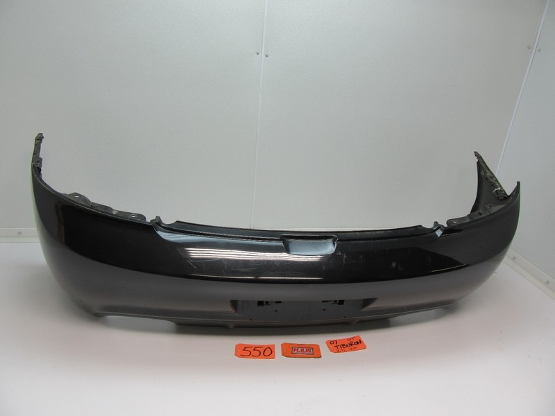 REAR BUMPER COVER BLACK PEARL 9F PAINTED BACK CAR SCUFFED SIDE for 07 08 TIBURON