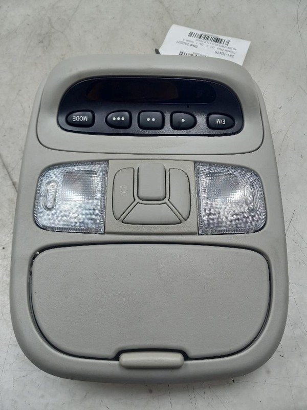 04-05 TOYOTA SIENNA LE OVERHEAD ROOF CONSOLE