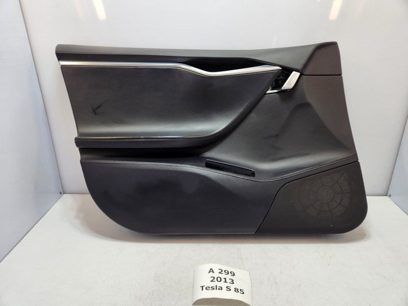 ✅12-20 OEM Tesla Model S Front Left Driver Interior Door Card Trim Panel Leather