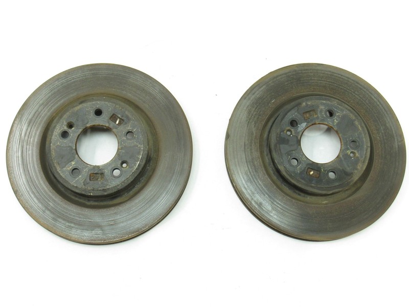 Genesis G70 2020 2.0L RWD Front Left Right Brake Disc Rotor Set Pair 19-24 |@1