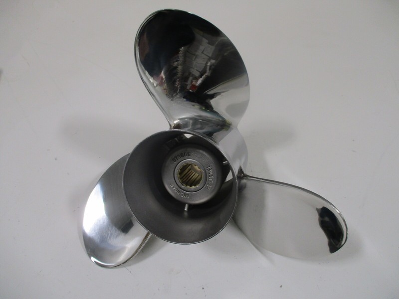 073008 13 1/4 X 17 Pitch SS Prop Force 85 90 120 125 HP Outboards & L-Drives