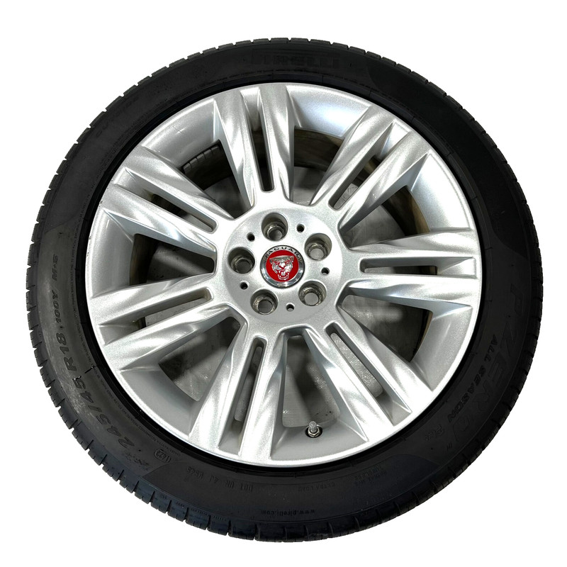 📌 2016-2024 JAGUAR X260 XF R18 18" WHEEL RIM SILVER T2H4952 OEM