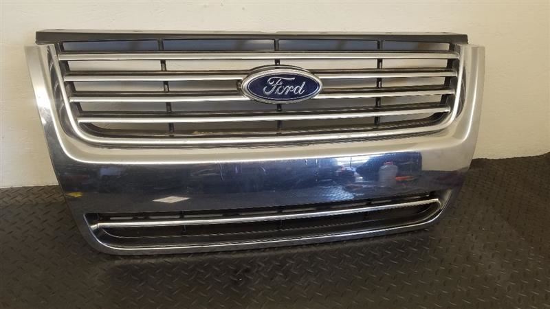 06-10 Ford Explorer Front Grille Chrome 4 Bar Design OEM 8L2Z-8200-DA