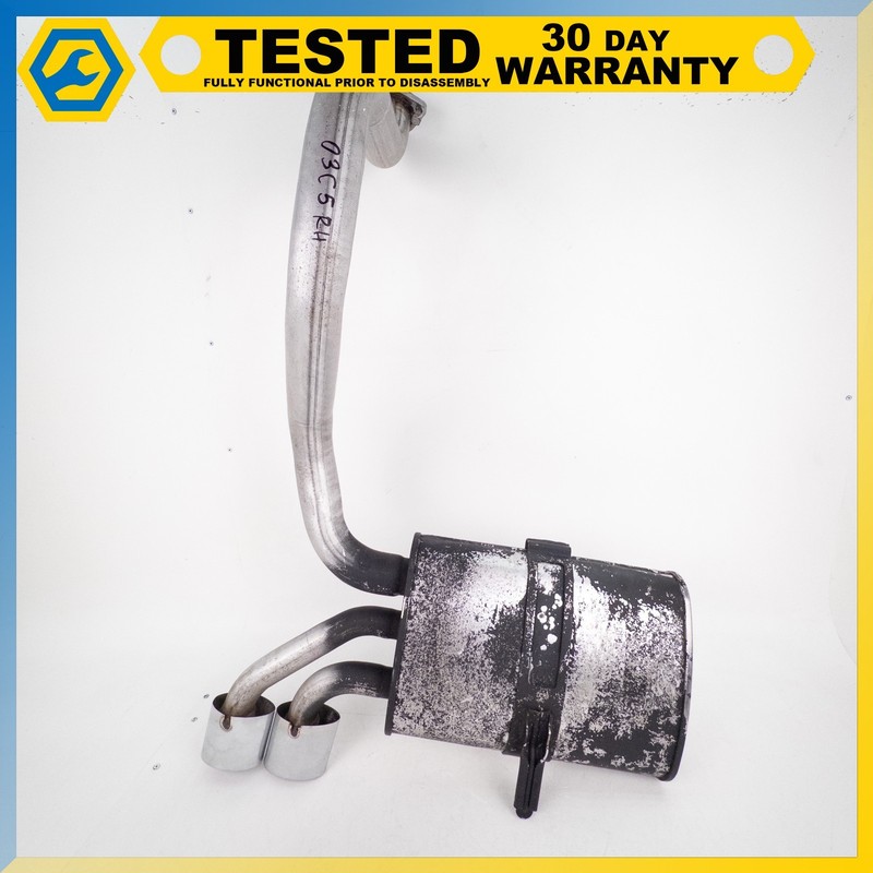 01-04 Chevy Corvette C5 REAR RIGHT PASSENGER SIDE EXHAUST MUFFLER PIPE OEM