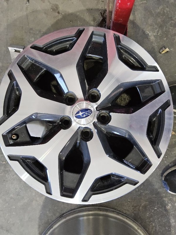 2019-2024 Subaru FORESTER Wheel Rim 17x7 Alloy 6 Y Spoke Machined w/Gray Pockets