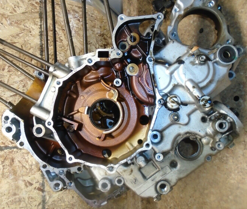 2004 Honda Shadow VT750 VT 750 Aero Engine Crank Case Casing Motor Block 2003 04