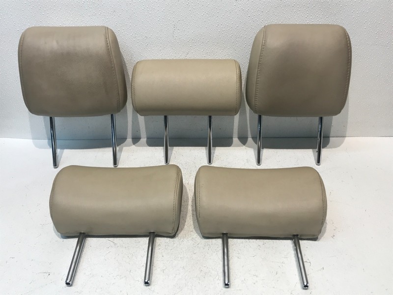 2005-10 Toyota Avalon Headrest Front Rear Left Right Leather Beige Set OEM