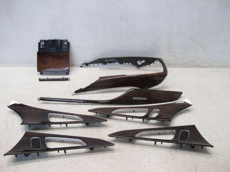 12-15 AUDI C7 A6 S6 SEDAN INTERIOR WOOD TRIM DOOR PANEL BEZEL OEM061424