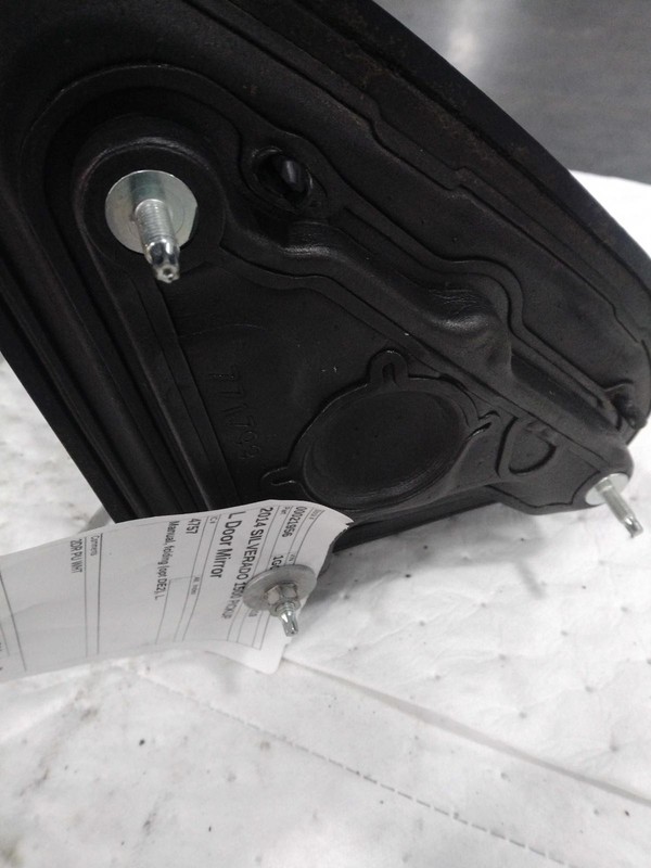 2014 Chevrolet Silverado 1500 Left Door Mirror Assembly White 408436 Used
