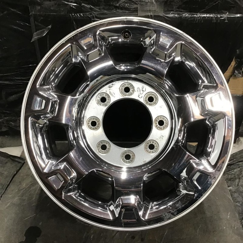 2011-2016 Ford F-250 F-350 3873 Wheel 18 x 8 7 Spoke Rim Chrome Clad CC3Z1007B