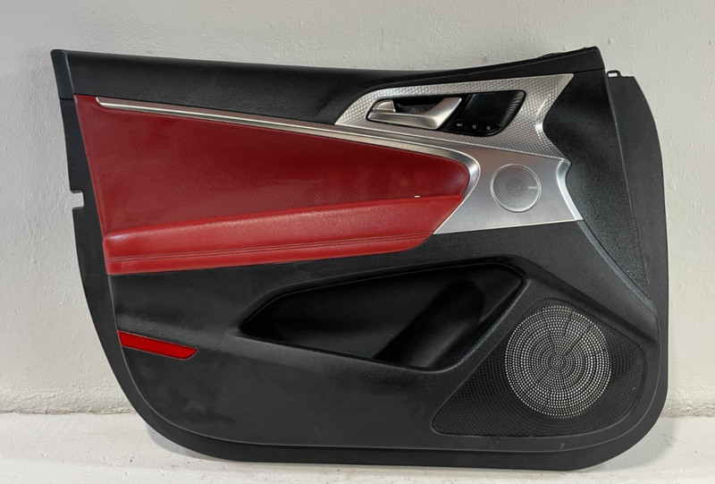 2022 - 2023 GENESIS G70 FRONT LEFT DRIVER SIDE DOOR TRIM PANEL BLACK # 101089