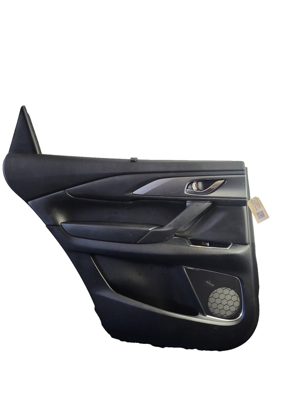 Used Oem Mazda Left Driver Rear Door Trim Panel w/ Sunshade for 2016-2023 CX-9