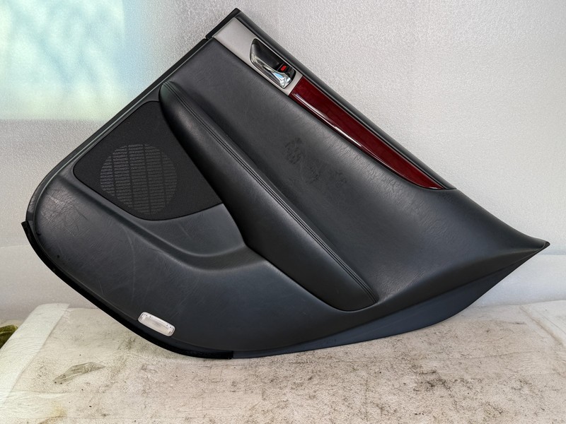 05 06 LEXUS ES330 RIGHT REAR PASSENGER SIDE DOOR PANEL CARD BLACK OEM #020