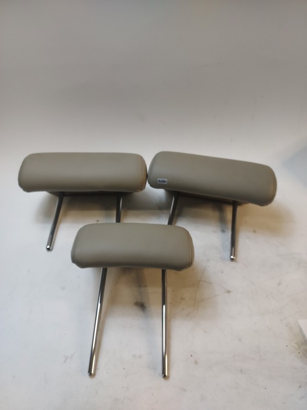2004-2009 Toyota Prius Set of 3 Beige Rear Back Seat Headrest Leather OEM