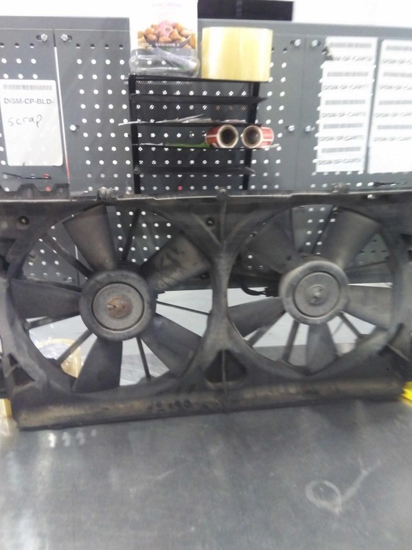 2012 Ford F150 Engine Cooling Fan Motor OEM Silver 5.0L 166K Miles