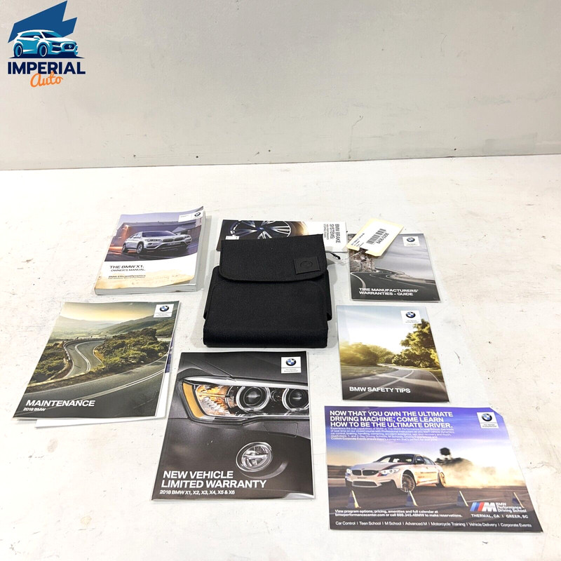 2017 BMW X1 F48 OWNER OWNERS OPERATORS MANUAL USER GUIDE BOOK & CASE OEM