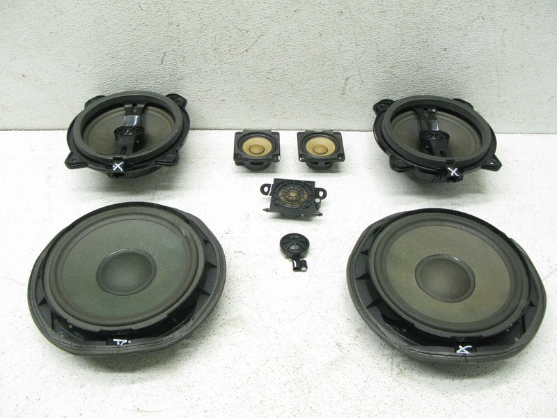 07-09 AUDI B7 A4 S4 CONVERTIBLE FRONT REAR LEFT RIGHT TWEETER SPEAKER OEM 03222