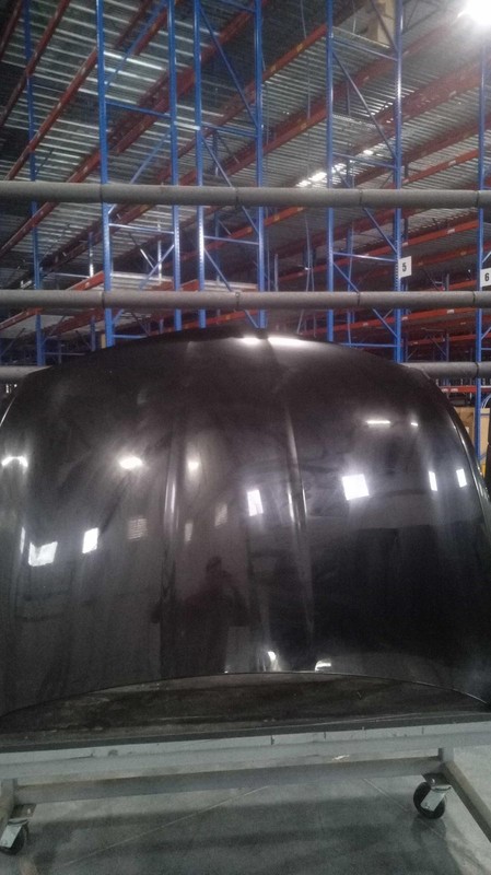 2014 Hyundai Azera OEM Hood Panel Black 664003V000 Used 174K Miles