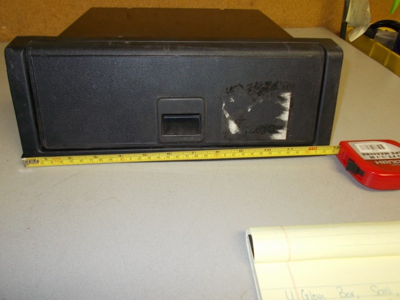 Semi Truck Glove Box 13" across Front, 11-1/2" Length *FREE SHIPPING*