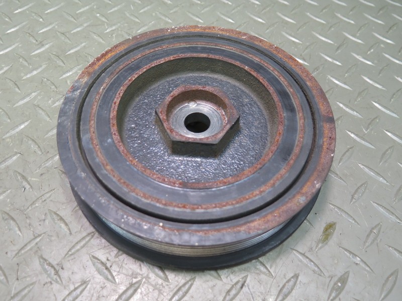 2006-2012 BENTLEY FLYING SPUR ENGINE MOTOR CRANKSHAFT PULLEY VIBRATION DAMPER