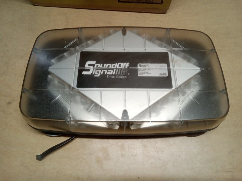 Soundoff Signal Pinnacle Mini Light Bar Amber EPL7M+AC