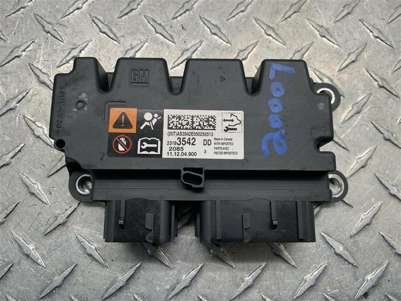 13-16 CHEVROLET IMPALA AIRBAG CONTROL MODULE OEM 23183542