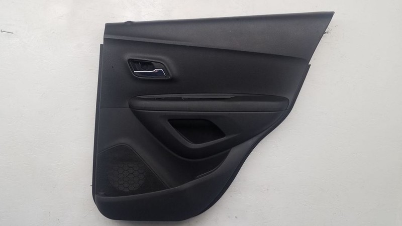 17-20 Chevrolet Trax Rear Right Passenger Door Trim Panel Black OEM 42727086