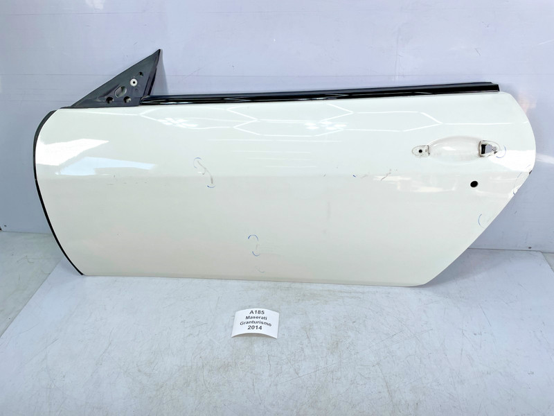 ✅13-19 OEM Maserati GT Sport M145 Front Left Driver Door Shell Panel White *NOTE