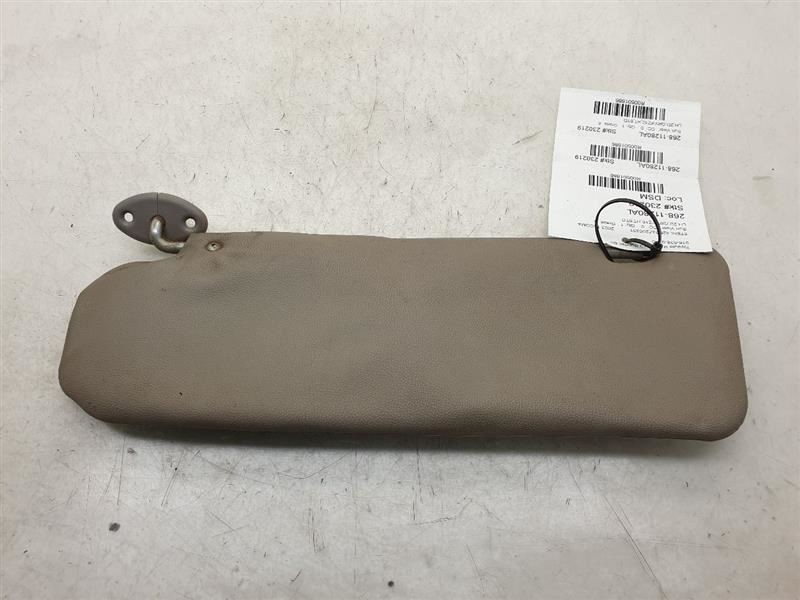 01-03 TOYOTA TACOMA REGULAR CAB DRIVER SIDE SUN SHADE VISOR