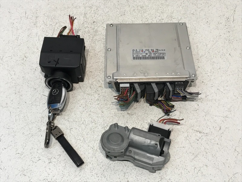 2003-2006 MERCEDES W211 E500 M113 ECU EIS ECM PCM ESL ENGINE COMPUTER KEY