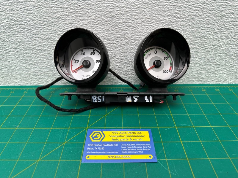 11-18 Smart Fortwo Electric DASH GAUGE POD ASSEMBLY BATTERY AND POWER OEM