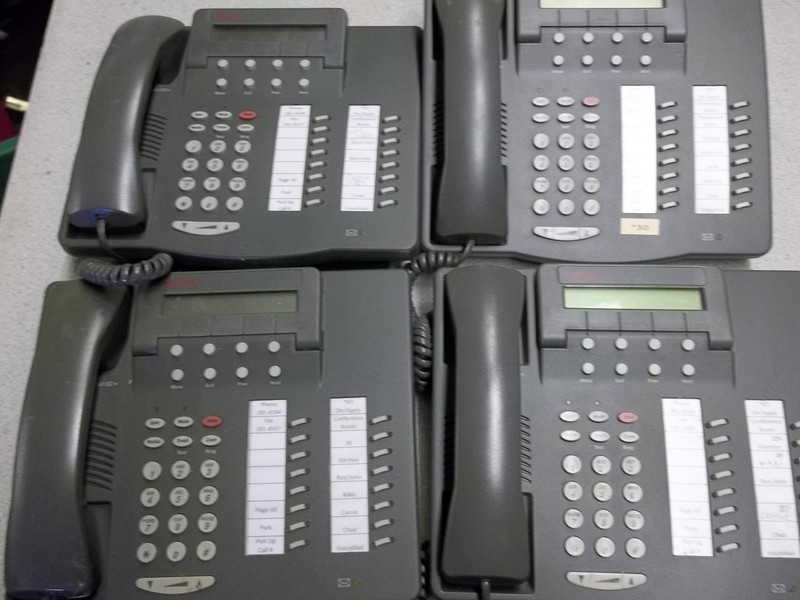 Lucent 108163817 6416D01A-323 Lot of 4 Office Phones *FREE SHIPPING*