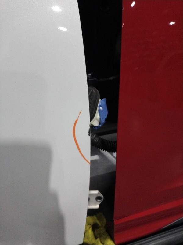 2010 Mazda CX-9 Right Door White Scuffed Paint Chip 34K Miles OEM Part 175788